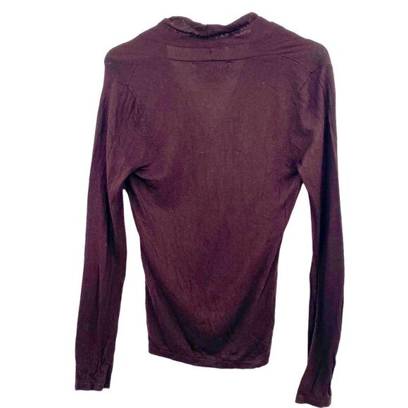 Jones New York Brown V Neck Sweater | Size PS - Picture 3 of 7